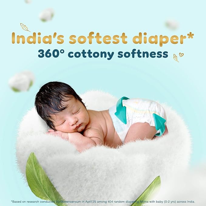 P&G Pampers Diaper Pants, Cottony Softness, Suitable for All Skin Types - 44 Pcs