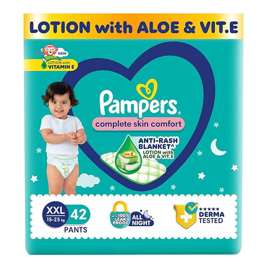 P&G Pampers Diaper Pants, Anti Rash Blanket, Suitable for All Skin Types - 42 Pcs
