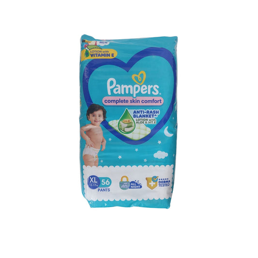 P&G Pampers Diaper Pants, Anti Rash Blanket, Suitable for All Skin Types - 56 Pcs