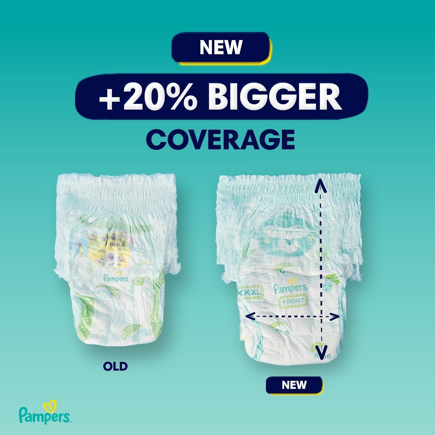 Pampers Diaper Pants XXXL (16-30 kg) | 22 pcs | Anti-Rash & Aloe Vera