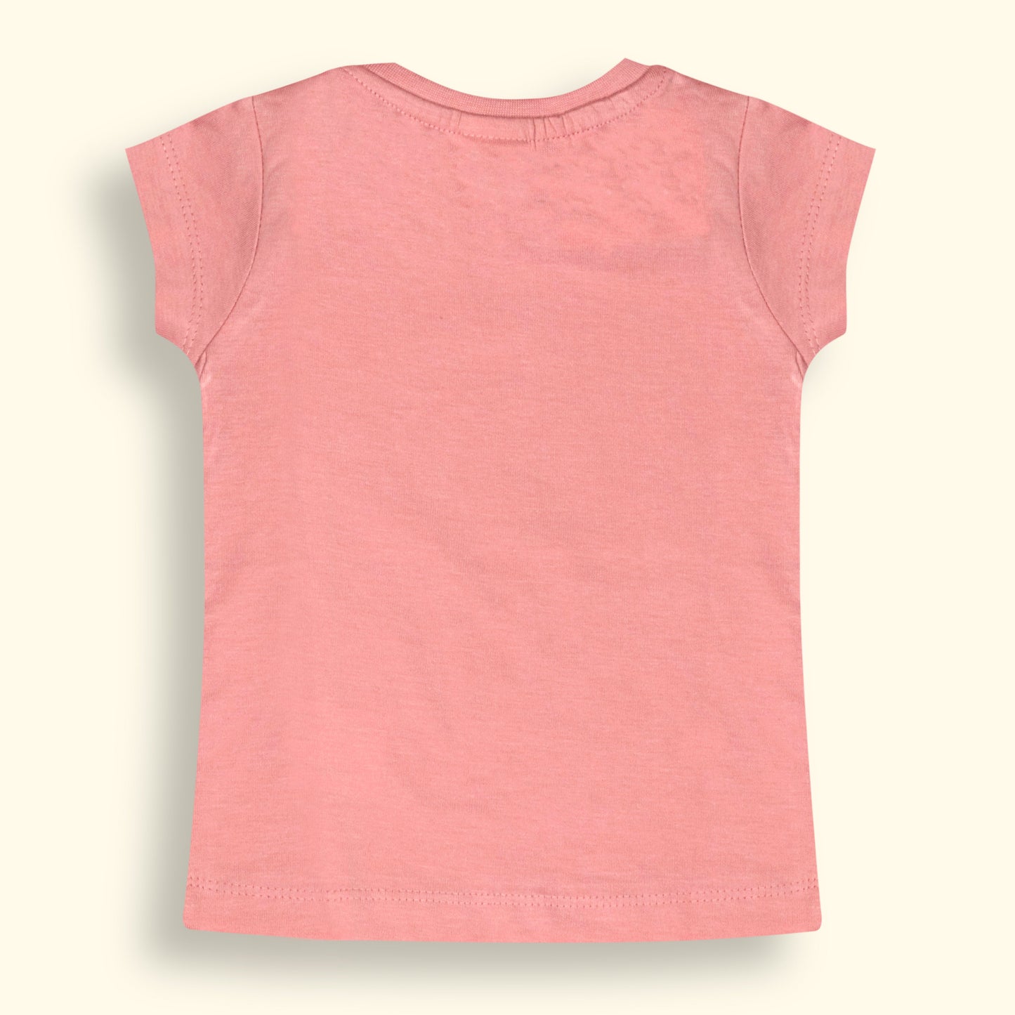 Ollypop Girls Party Wear Casual Top – Pink, Breathable Sinker Fabric, Summer Essential