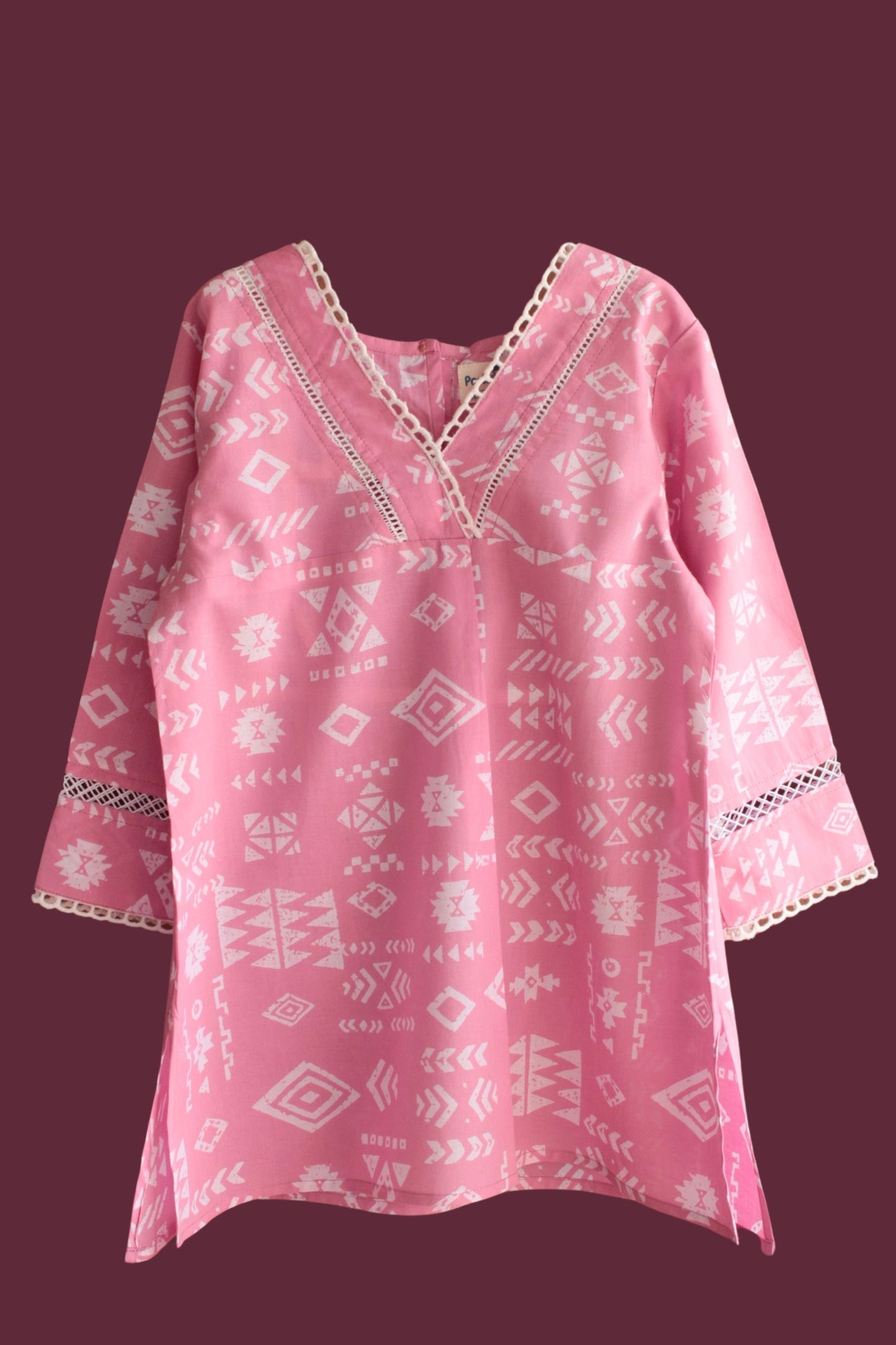 Girls' Bahara Pure Cotton Clothing Set – Soft, Stylish & Perfect for Everyday Elegance