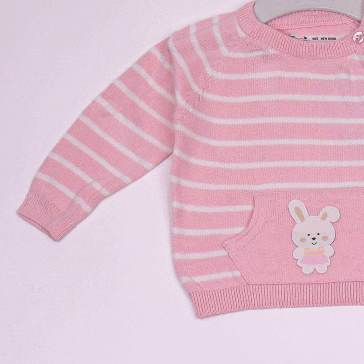 Toffyhouse Girls’ Pink Teddy Bear Print Winter Sweatshirt & Pant Set