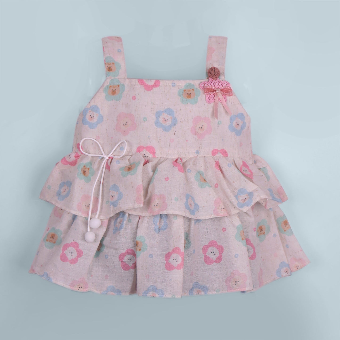 Sunny Blossom – Pink Festival Wear Top & Shorts