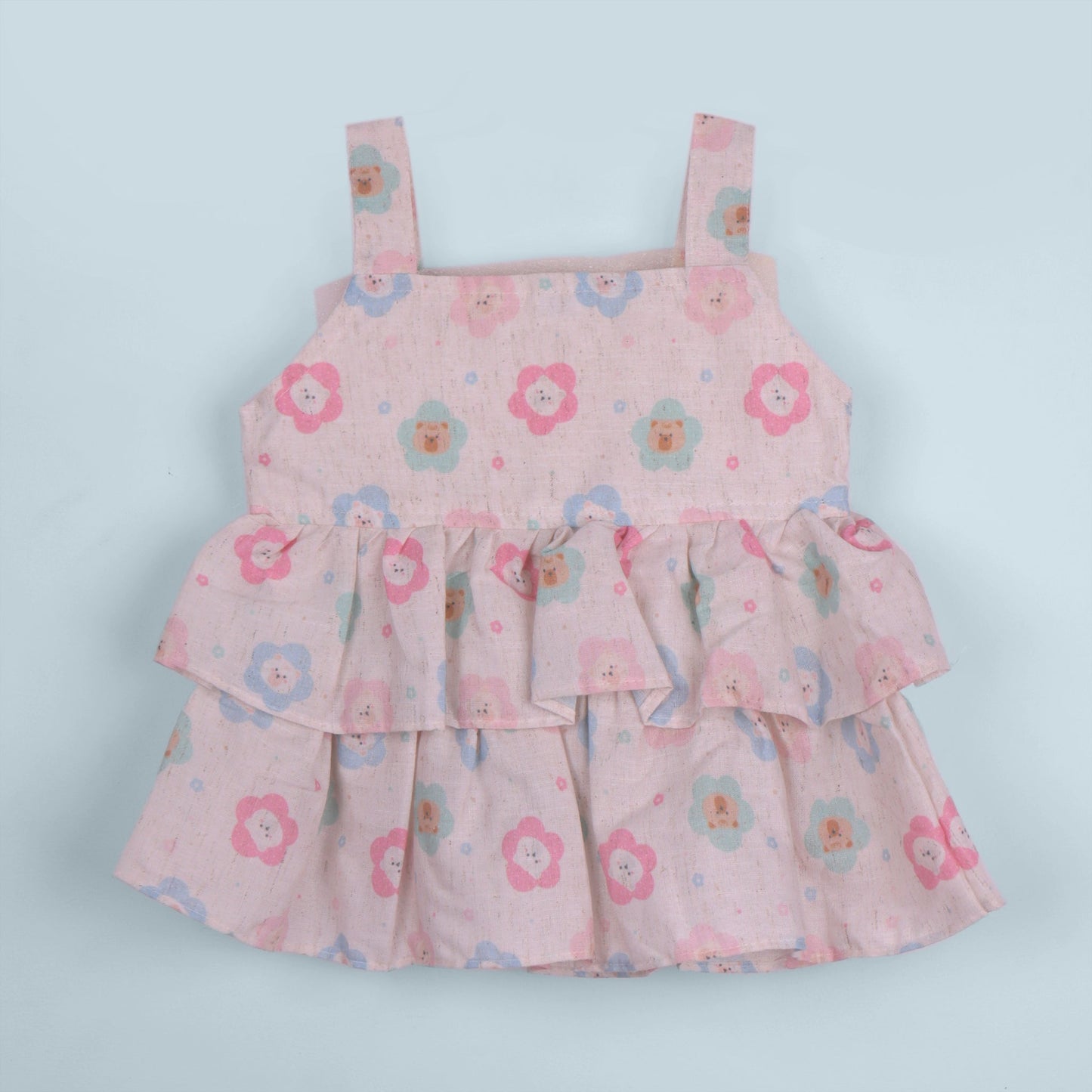 Sunny Blossom – Pink Festival Wear Top & Shorts