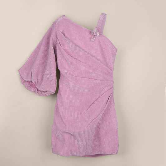 Trendy Pink Dress for Girls – Zuvi Embellished One-Piece