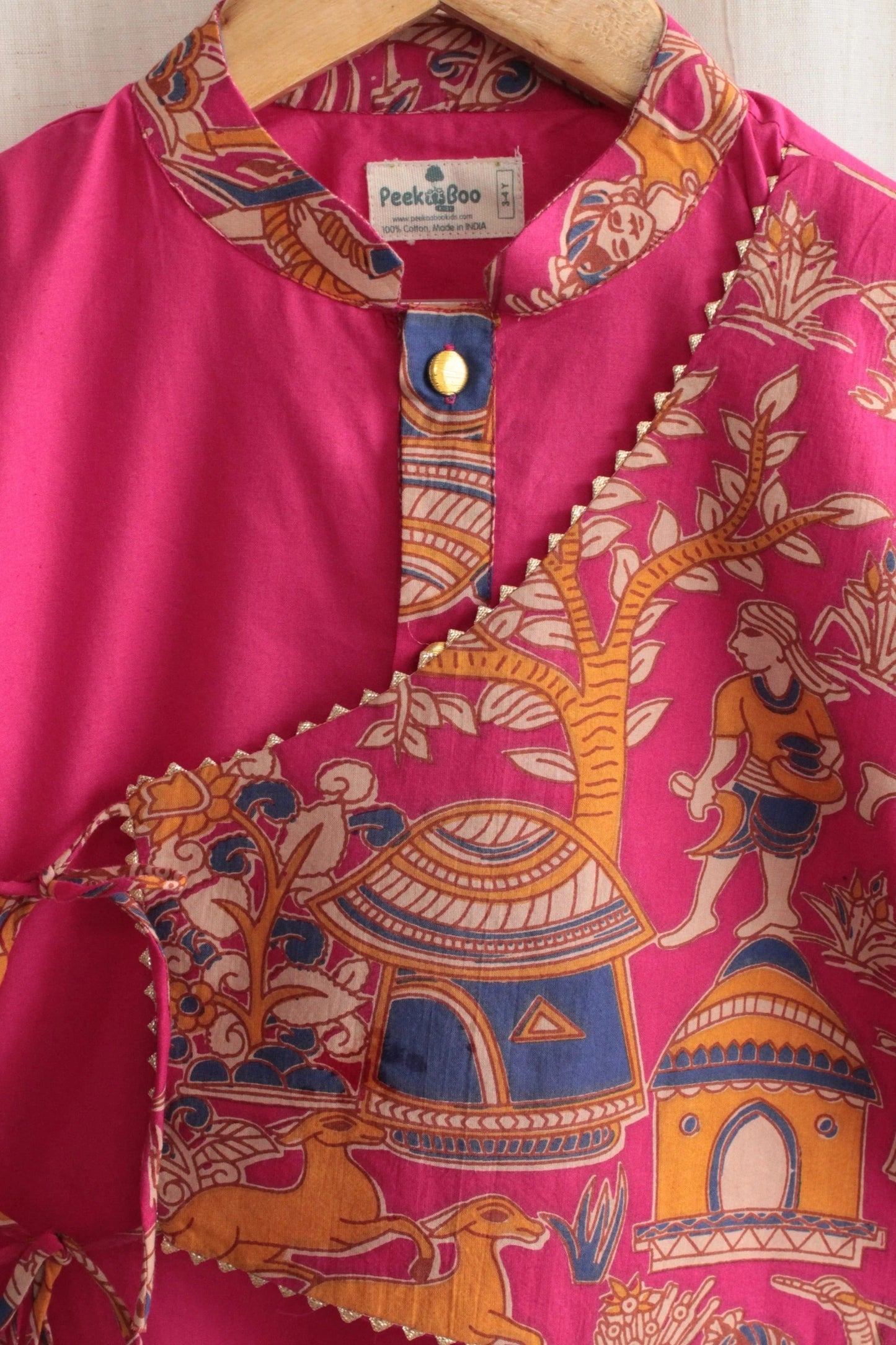Party in Pink: Peekaaboo Boys' Kurta & Dhoti Pant for Festive Fun