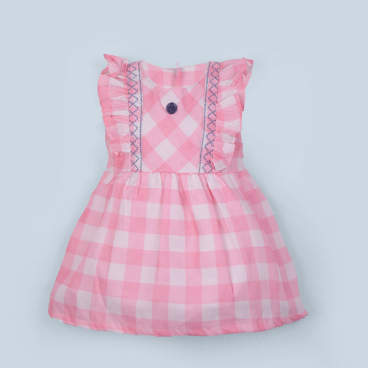 Step into festivities with A Little Pari’s embroidered frock—perfect for fashion and fun!