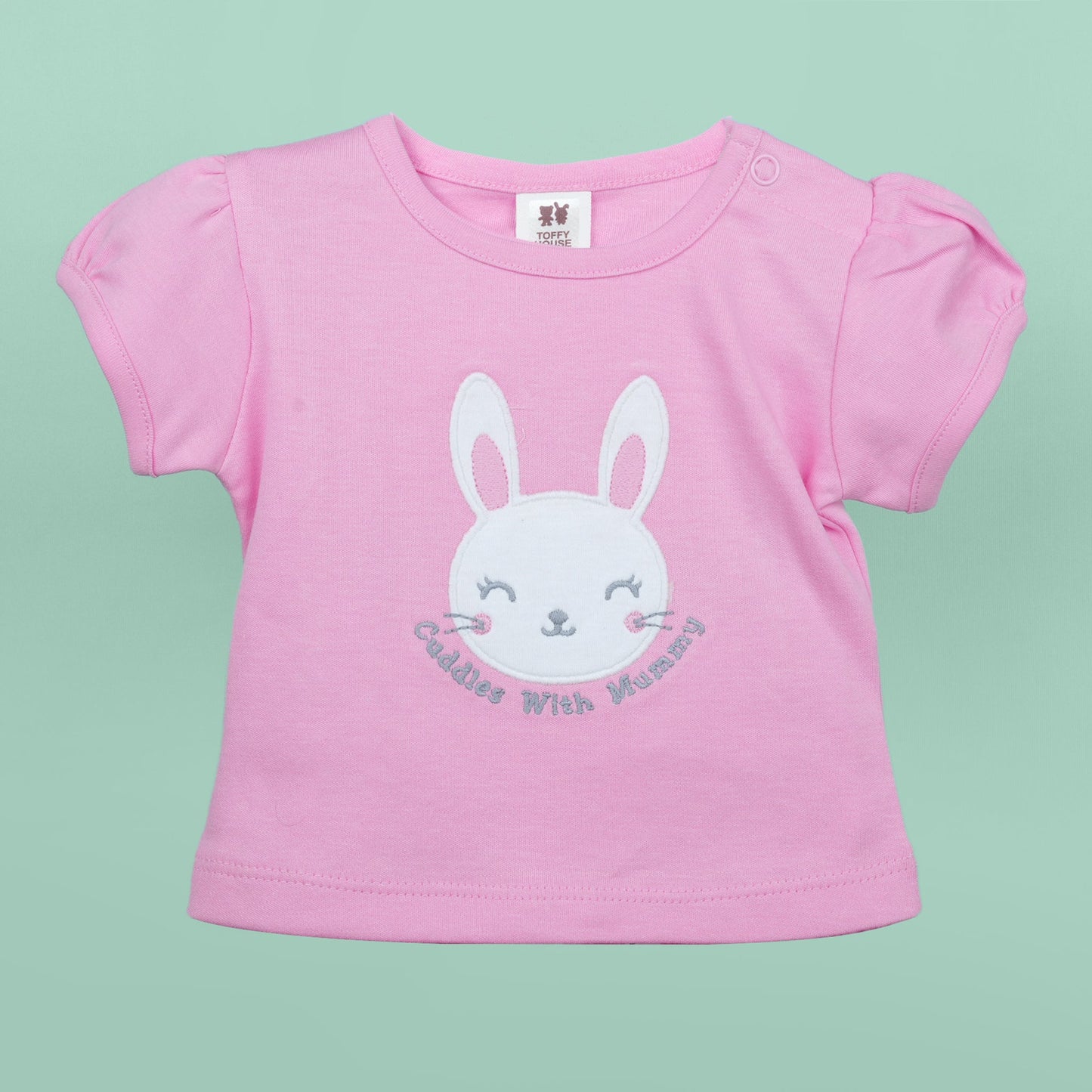 Playday Charm – Pink T-shirt & Shorts Ensemble