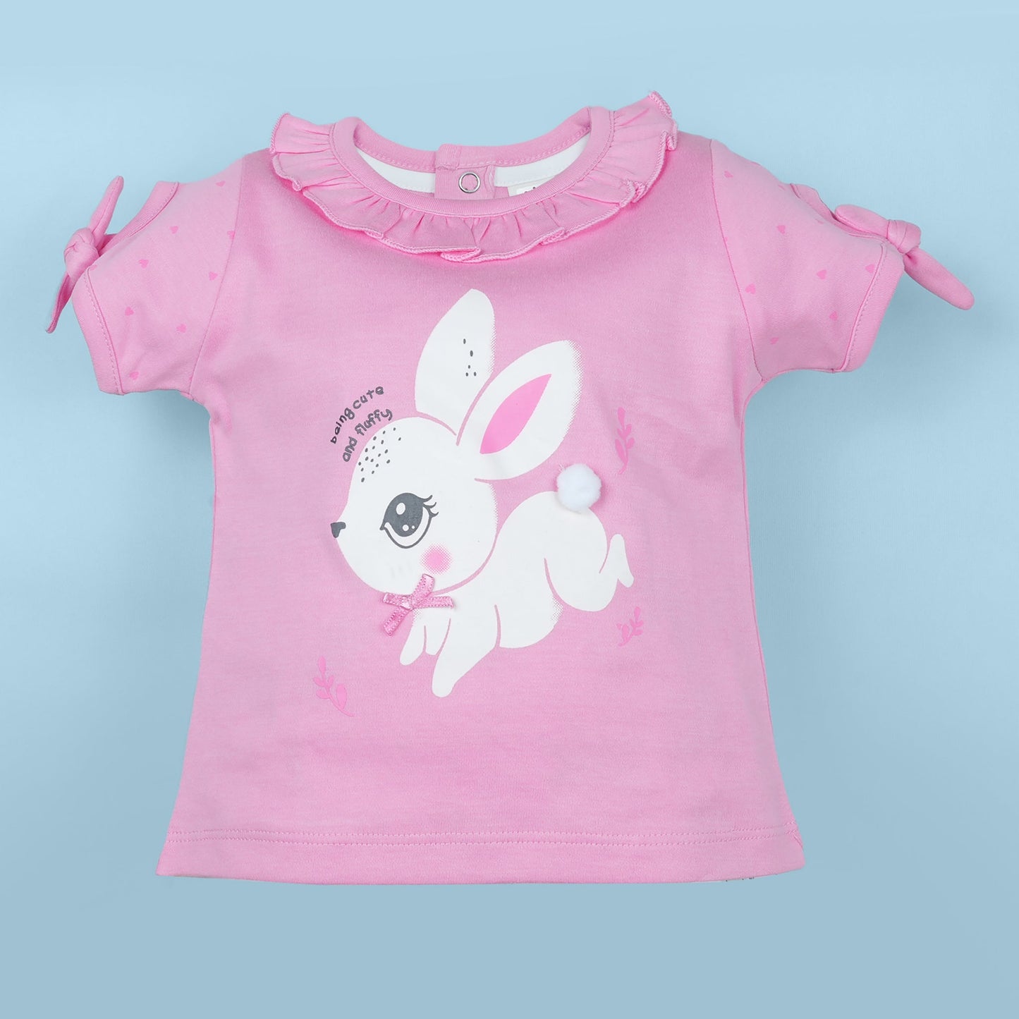 Flaffy Cute – Toffyhouse Girls’ Pink Top & Shorts Set