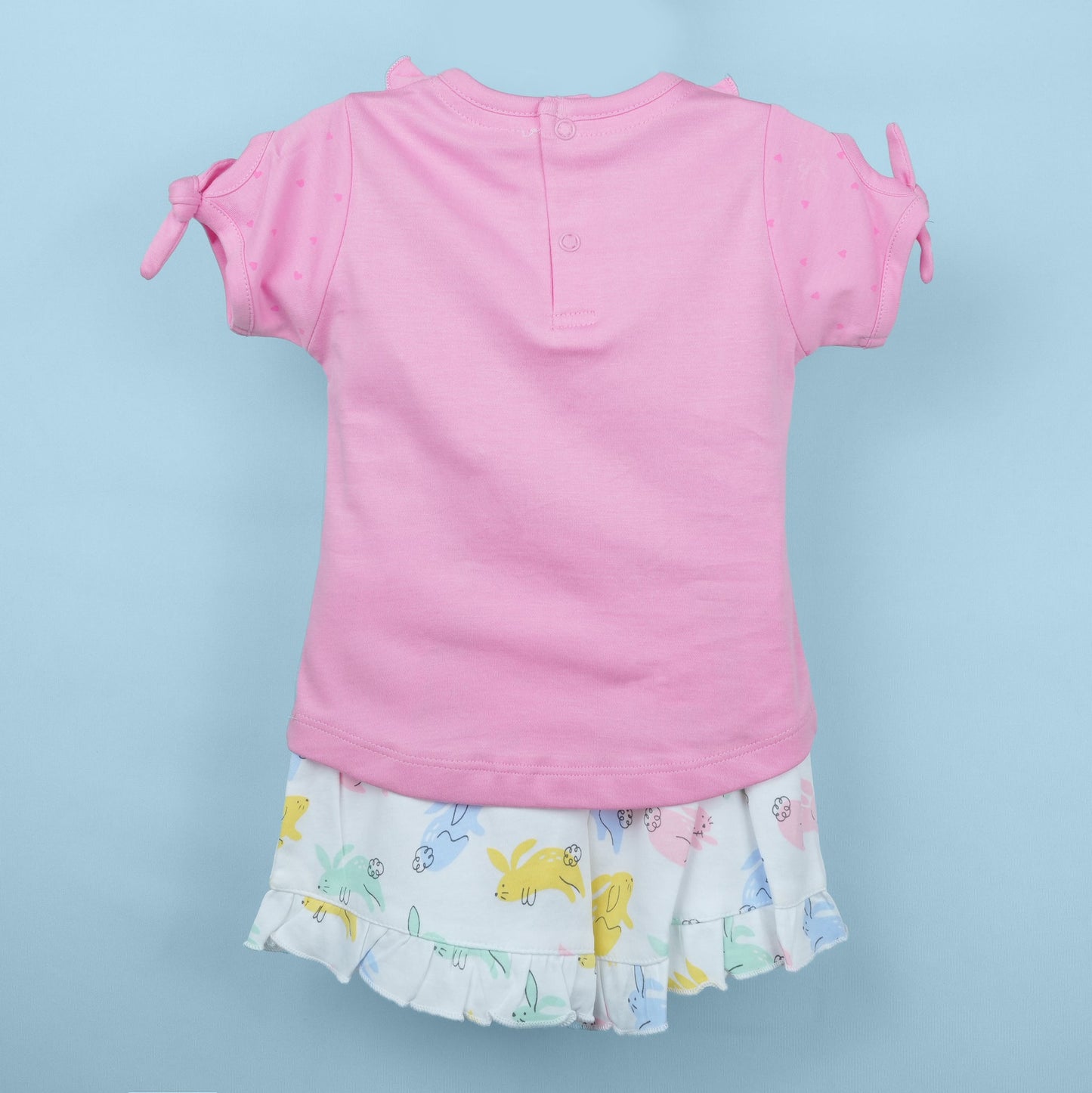 Flaffy Cute – Toffyhouse Girls’ Pink Top & Shorts Set