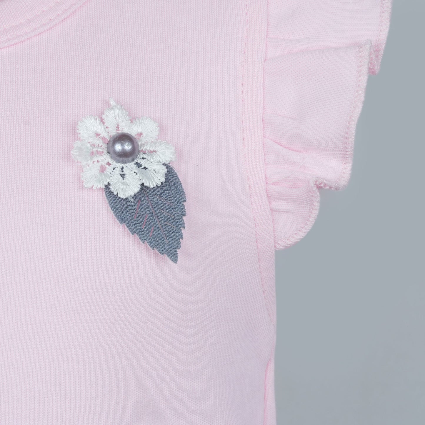 Twist & Twirl: Neo Nate Pink Cotton Frock + Bloomer Set for Girls | Playful Summer Wear
