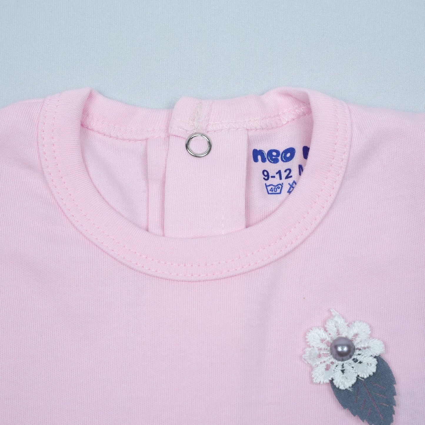 Twist & Twirl: Neo Nate Pink Cotton Frock + Bloomer Set for Girls | Playful Summer Wear