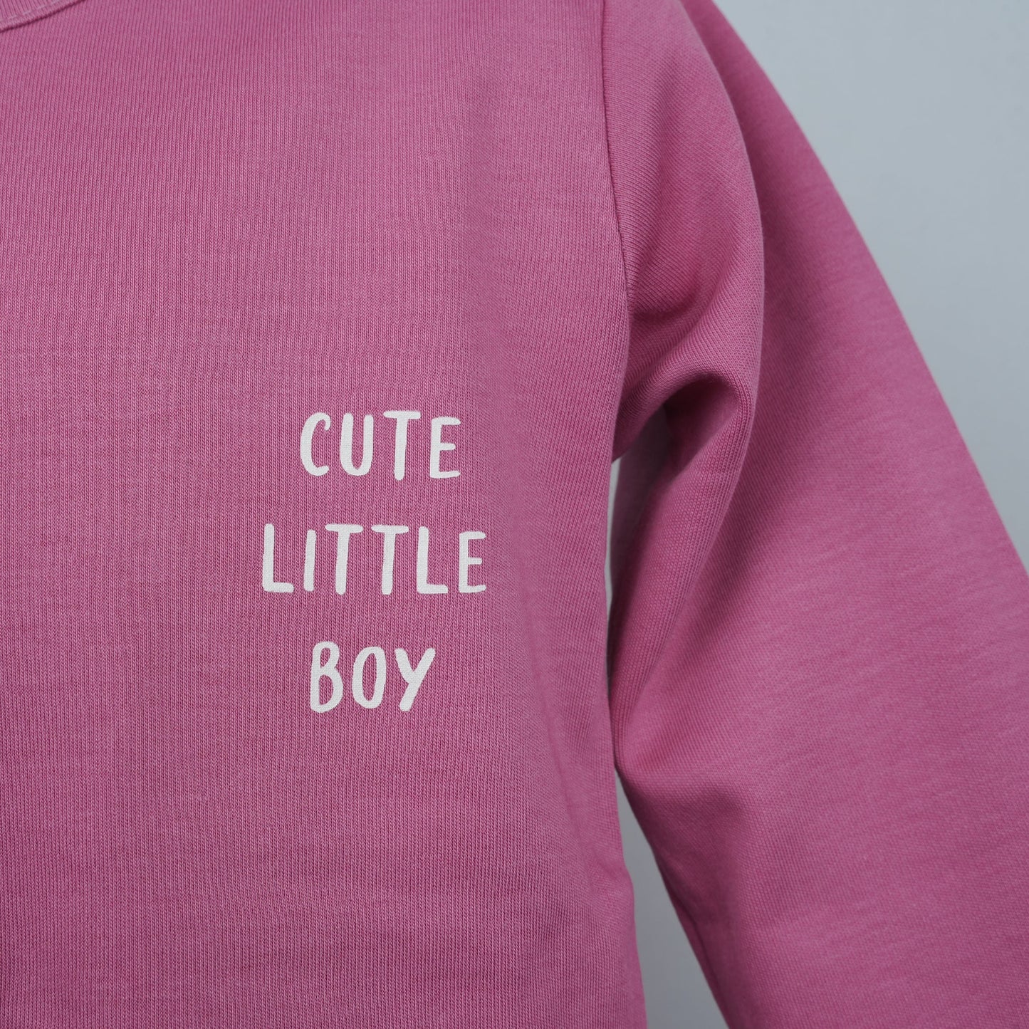 Cozy & Cute: Ollypop Pink Cotton Nightwear for Boys | Full Sleeve Top & Pants Set