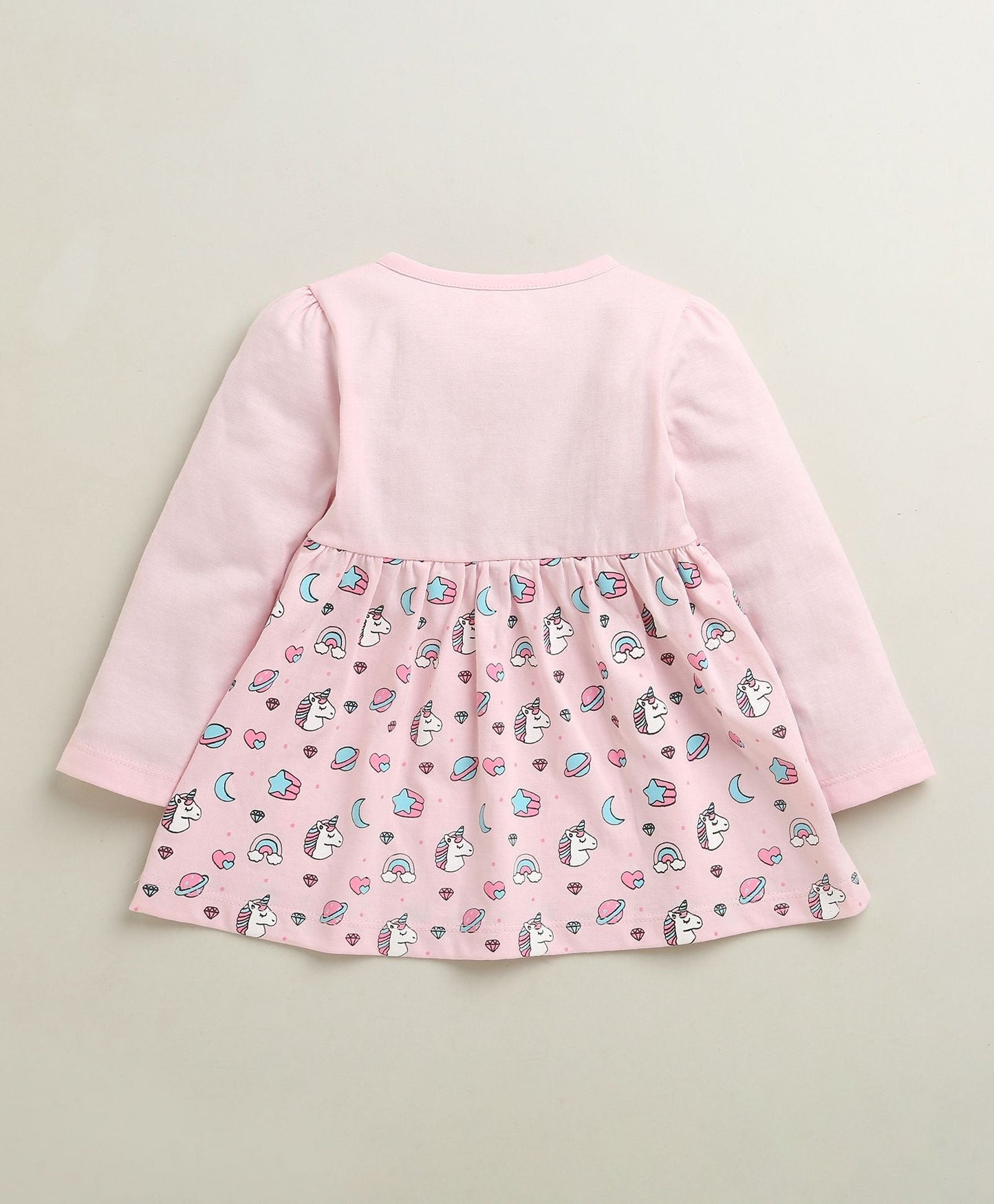 Button up cuteness in Bumzee’s pink full-sleeve frock—smart outdoor style made easy!