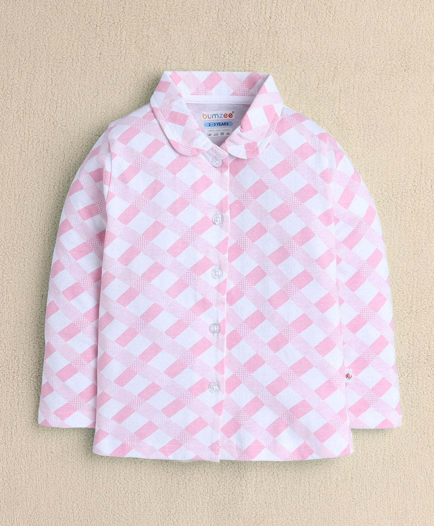 Drift into dreamland with Bumzee’s pink striped pyjama set—practical, cozy, and cute!