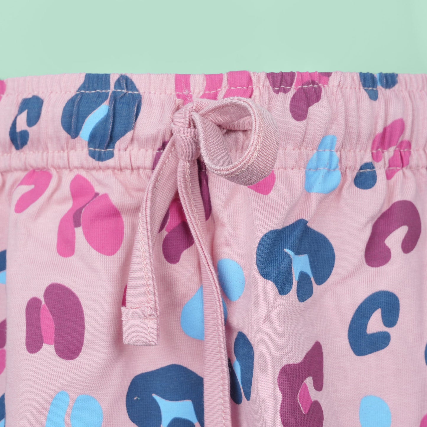 Ollypop All-Over Print Shorts – Soft Cotton Comfort for Little Girls