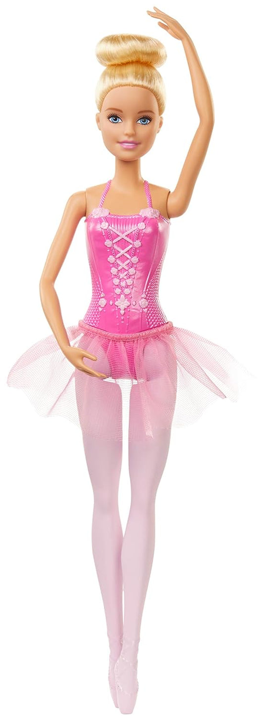Large Barbie Ballerina Doll, Blonde with Purple Removable Tutu & Ballet Shoes
