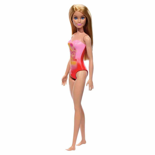 Barbie Beach Doll – Blonde Hair with Pink Swimsuit