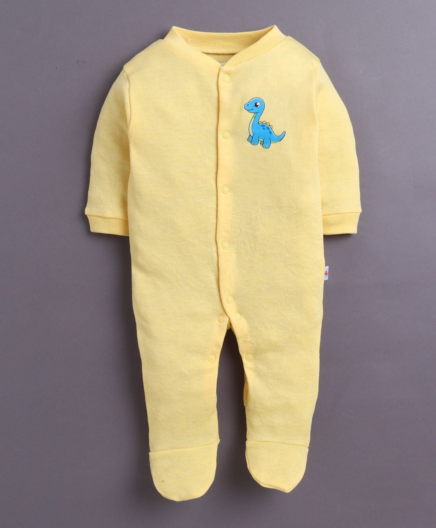 Keep them snug from head to toe with Bumzee’s 3-set footed bodysuits in bright colors!