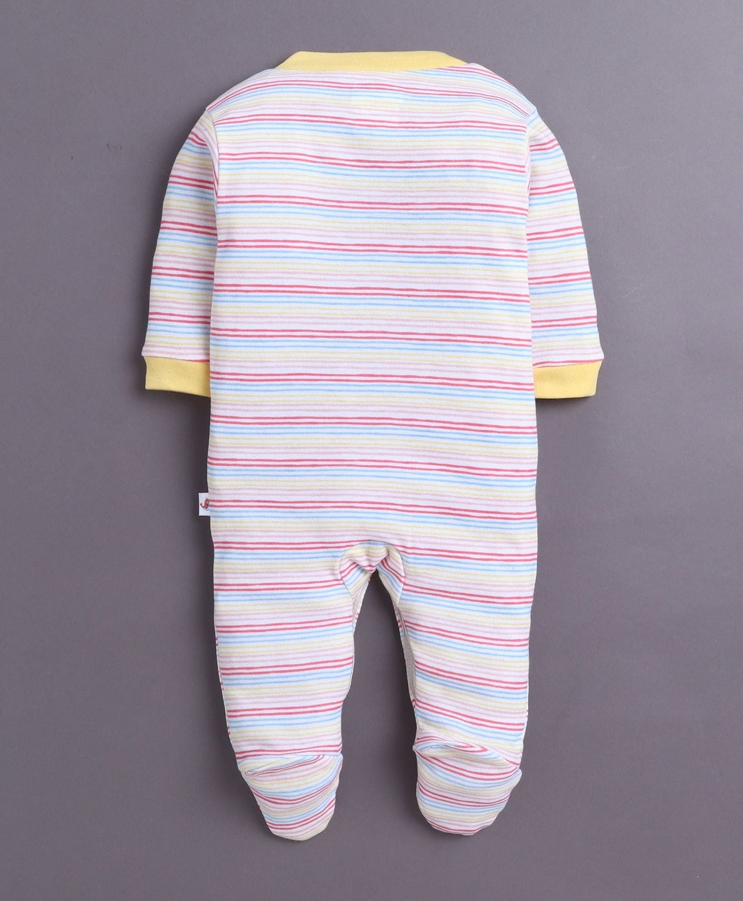 Keep them snug from head to toe with Bumzee’s 3-set footed bodysuits in bright colors!