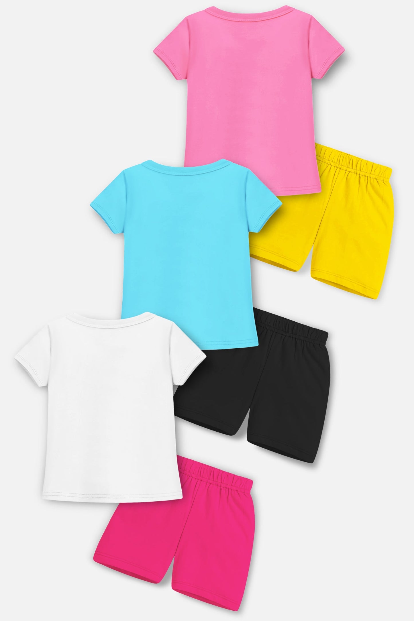 Trampoline Girl's 3-Pack 'I believe in me' T-Shirt & Shorts