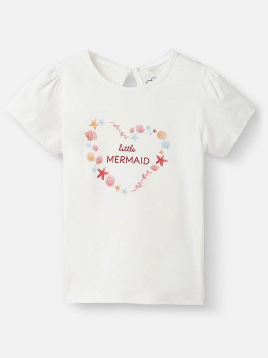 Little Mermaid Back-Button Tee Duo