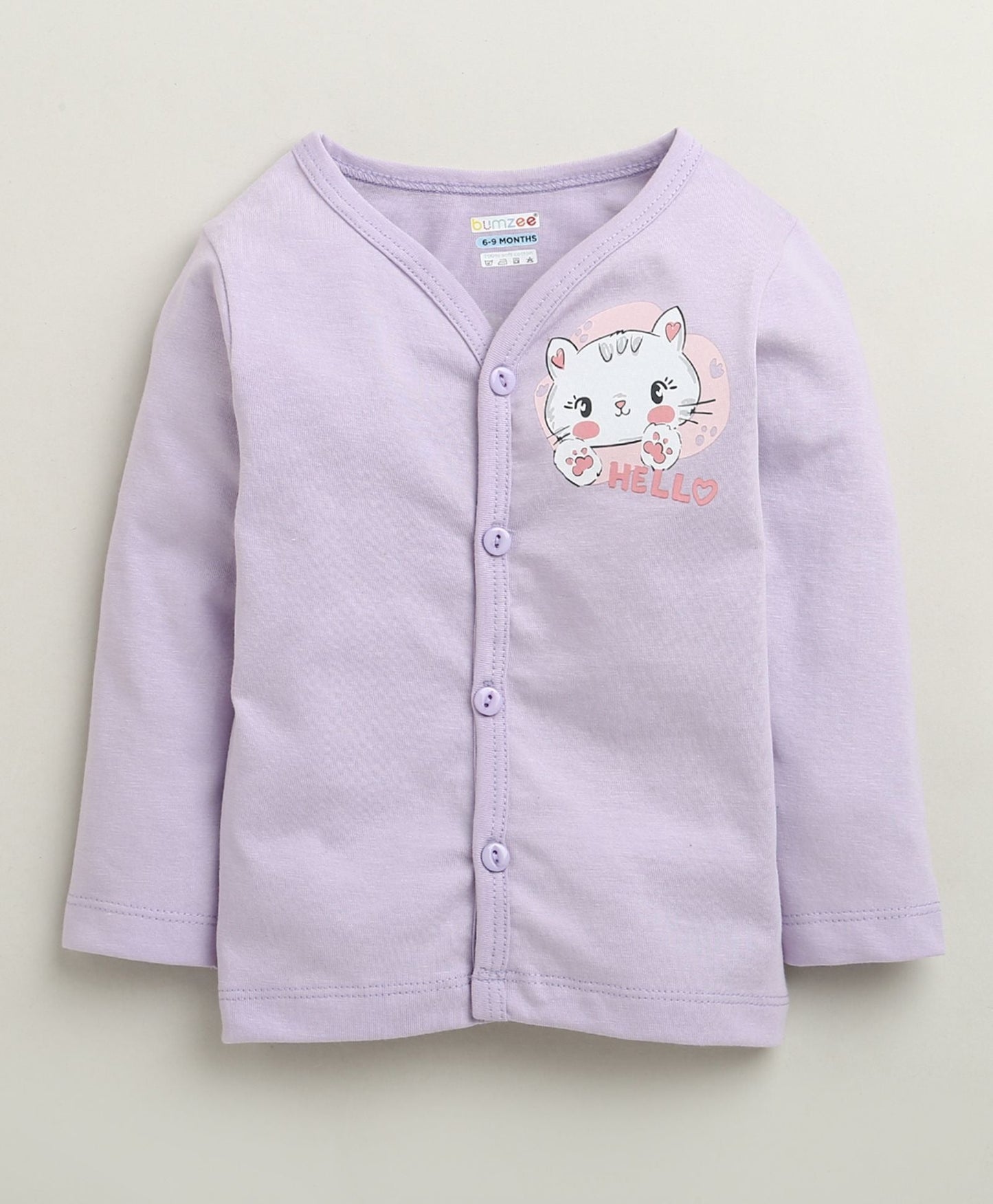 Bumzee’s 3-pack cotton jhablas: full sleeves, “Hello” prints, and cozy colors for all seasons!