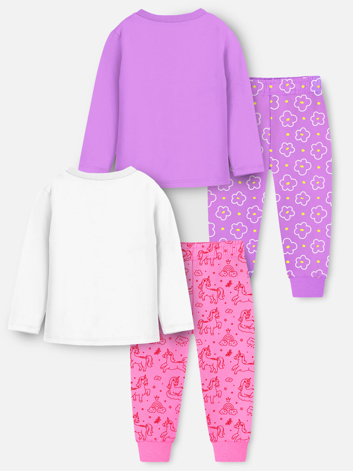 Cutest Girl' Full-Sleeve T-Shirt & Pyjama Snuggle Set (2-Pack)