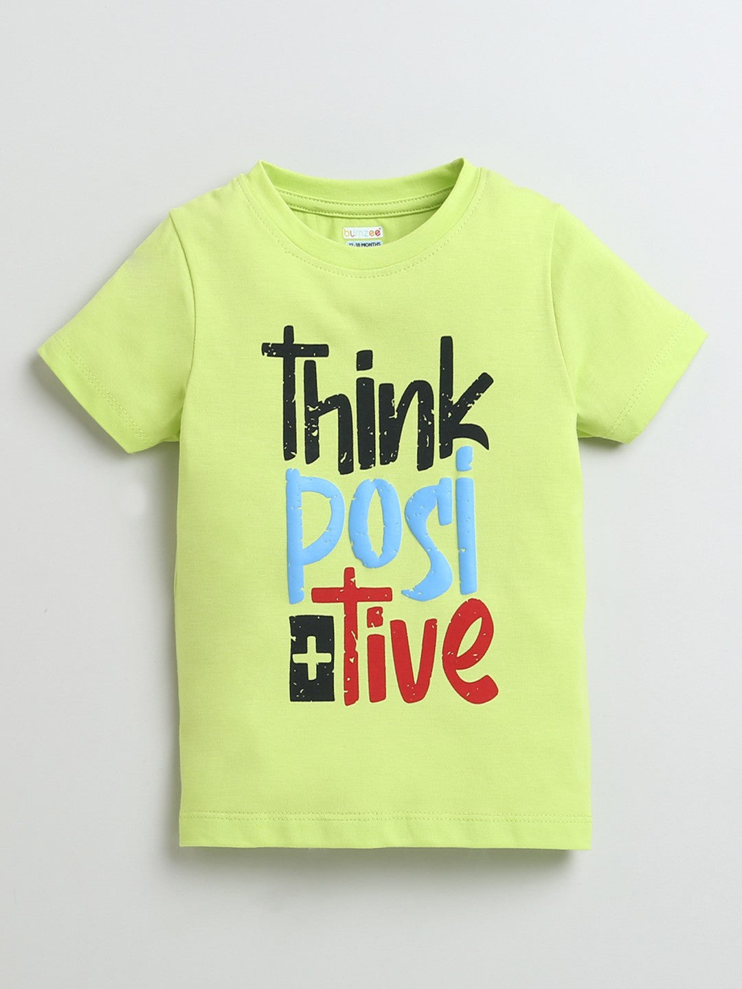 Slip into style with Bumzee’s boys’ T-shirts duo—bright colors and motivating prints!