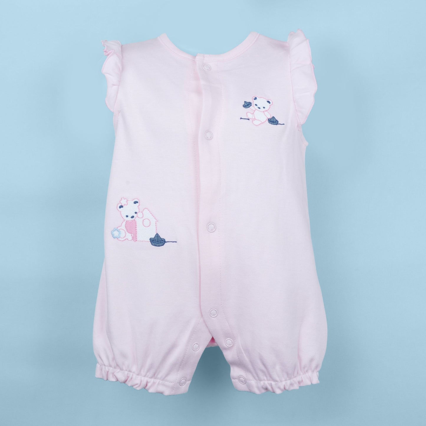 Cuddle Pair – 2-Pack Cotton Rompers for Girls