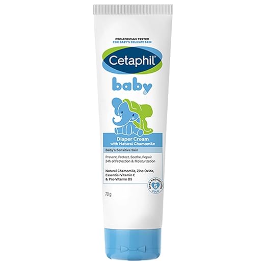 Cetaphil Diaper Rash Cream – Hypoallergenic, Gentle & Moisturizing and Suitable for All Skin Types - 70g