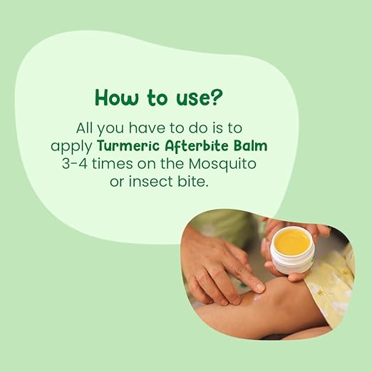 Mother Sparsh After Bite Turmeric Balm, 100% Natural, Gentle Skin Roll-On, 25g