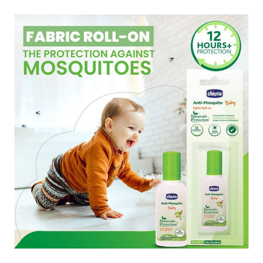Chicco Baby Anti-Mosquito Fabric Roll-On – Natural 12+ Hour Protection