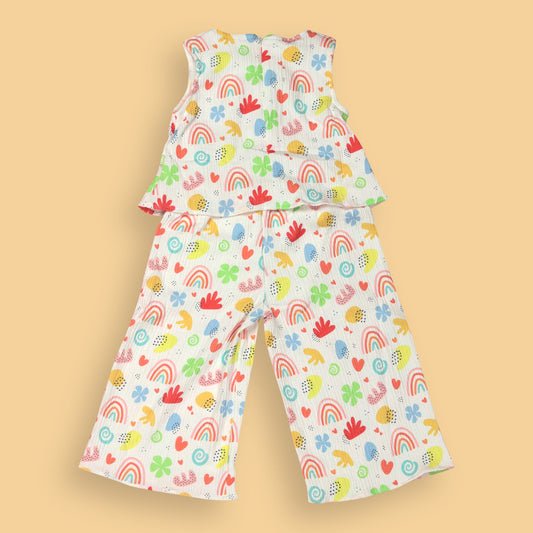 Orrigany Girls White Party Jumpsuit – Soft Feel
