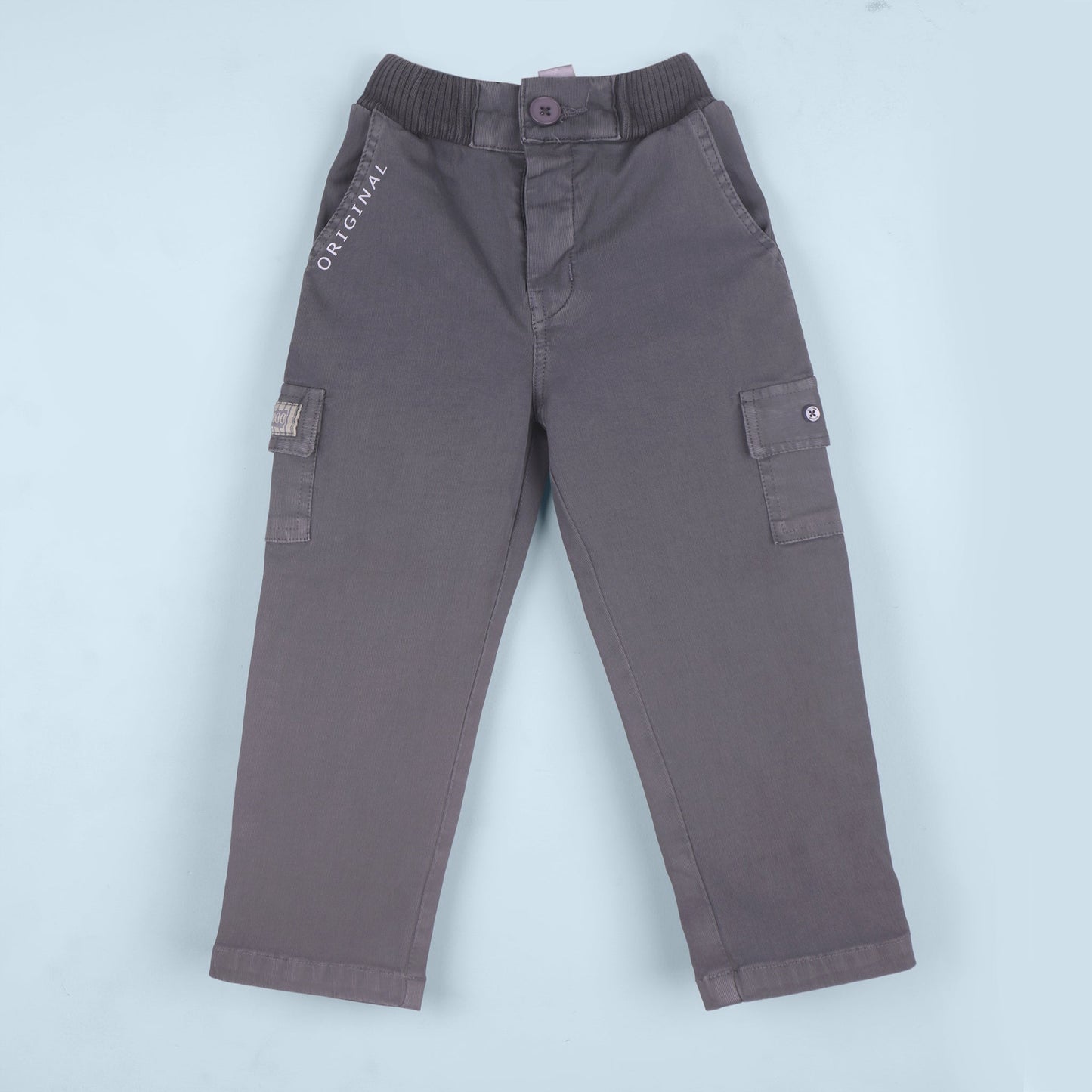 Miniboo Boys’ Striped & Printed Shirt with Cargo Pants