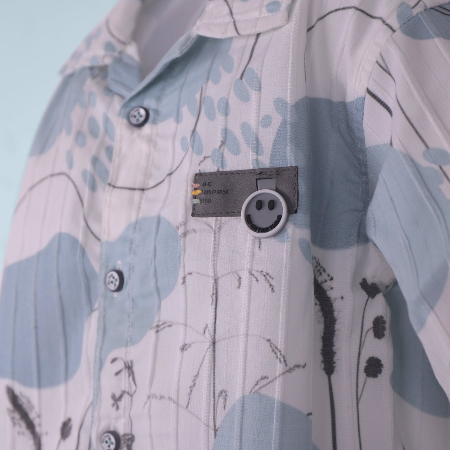 Miniboo Boys’ Striped & Printed Shirt with Cargo Pants