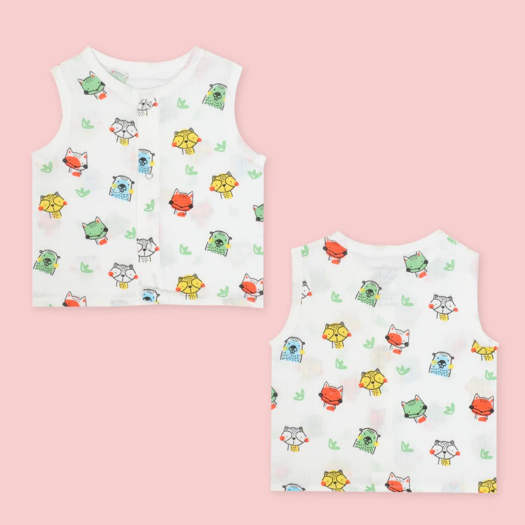 Cute & Cozy Cotton Jhablas (3-Pack): Breathable All-Over Prints for Happy Babies! (Prints may vary)