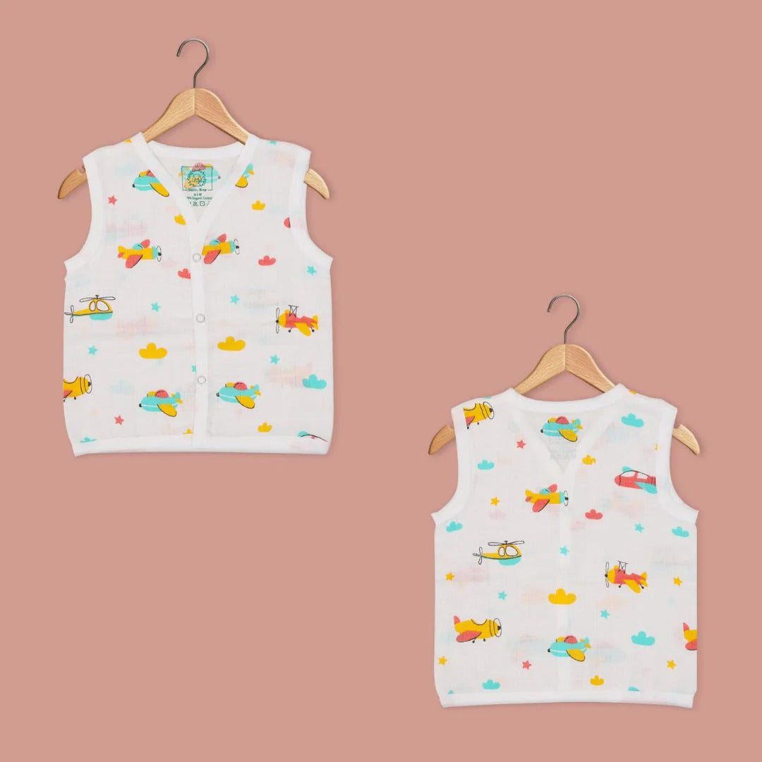 Cute & Cozy Cotton Jhablas (3-Pack): Breathable All-Over Prints for Happy Babies! (Prints may vary)