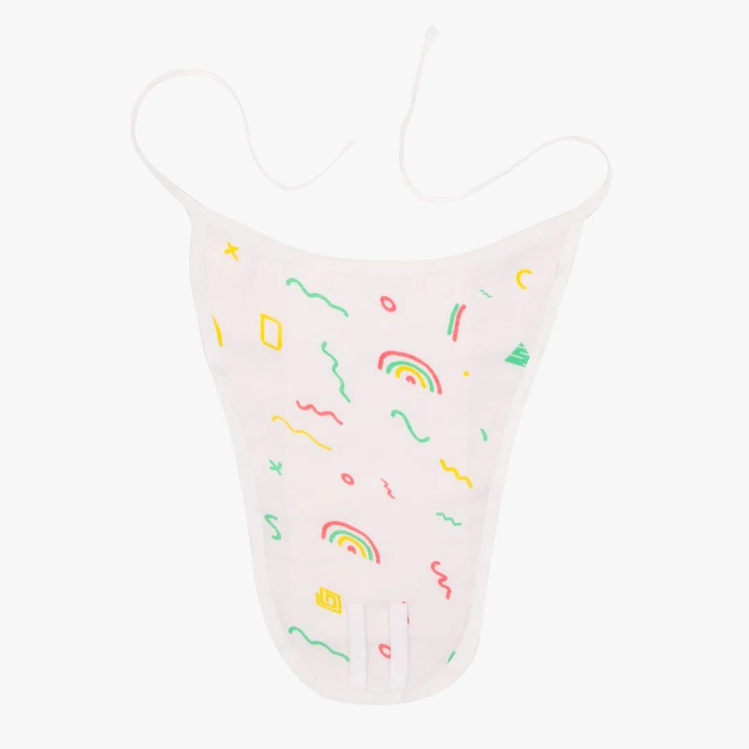 3-Pack White Cotton Nappy Basics by "A Toddler Thing" — Soft, Hand Wash Essentials. (Prints might Vary)