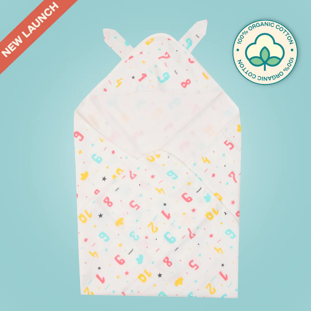 Muslin Hooded White Cap Towel