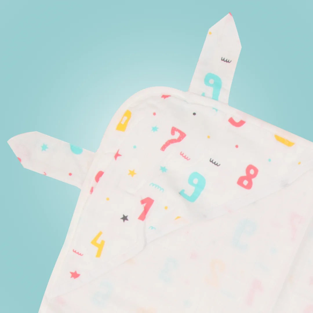 Muslin Hooded White Cap Towel