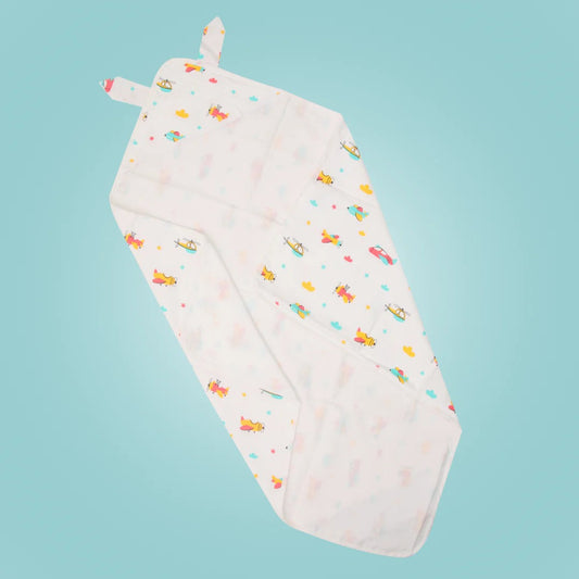 Essential Muslin Hooded Bath Towel