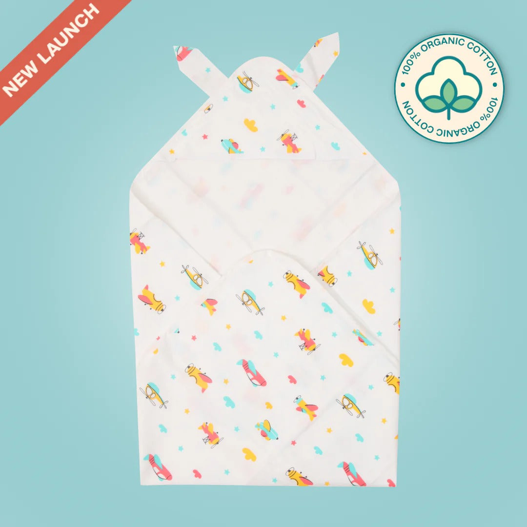Essential Muslin Hooded Bath Towel