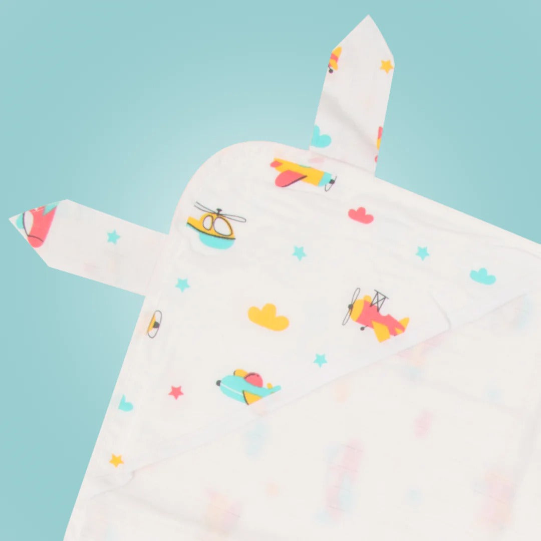 Essential Muslin Hooded Bath Towel