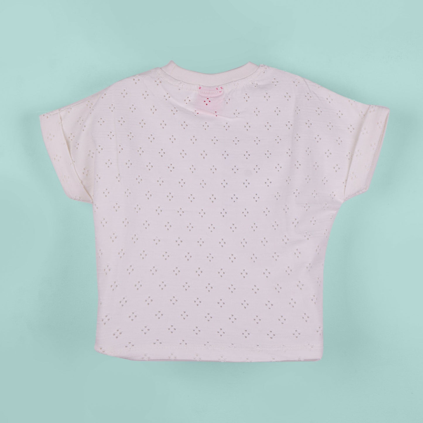 Little Kangaroos White Cool Cotton T-Shirt – Breathable and Adorable