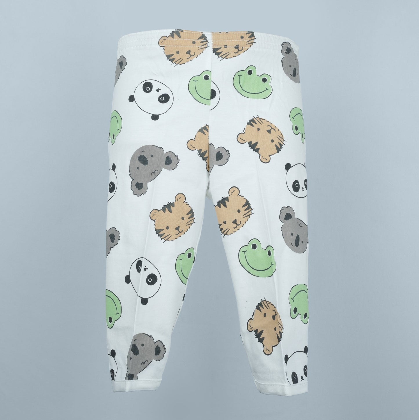 Cozy Cotton White T-Shirt & Pants Set for Kids by Pink Rabbit | Snappy Winter Essential