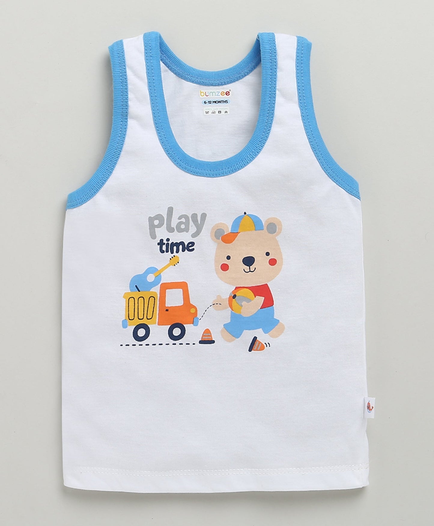 Bumzee Boys’ Multipack Vests – “Play Time” Fun for Everyday Wear