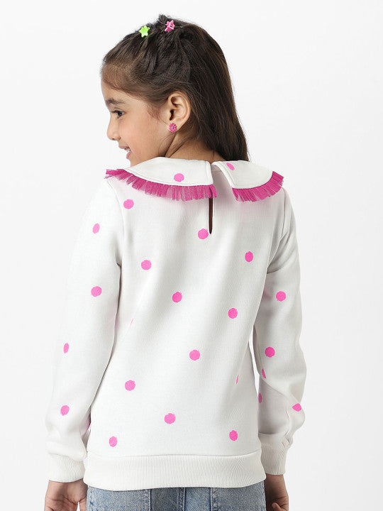 Peter Pan Collar Warmth Sweatshirt