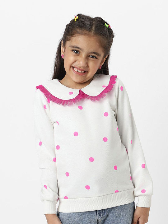 Peter Pan Collar Warmth Sweatshirt